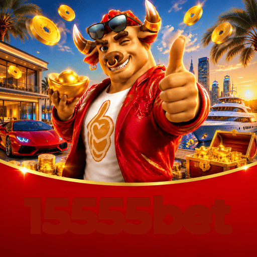 15555bet Logo - Bônus com Rollover Justo